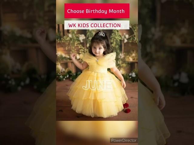 Choose Birthday Month | Birthday Dress Haul | #firstbirthday #girlsdresses #latestdressdesigns