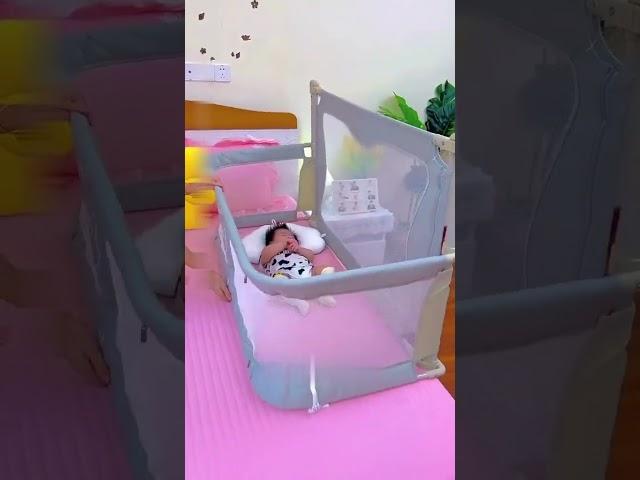 ⭐ Product Link in Comments ⭐Baby Comfy Safety Lightweight Bed Side Crib #viral