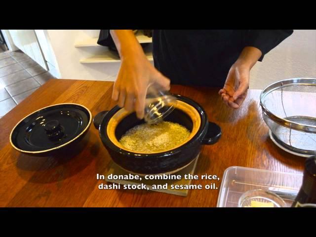 Chicken Ginger Rice - Japanese & Donabe Cooking