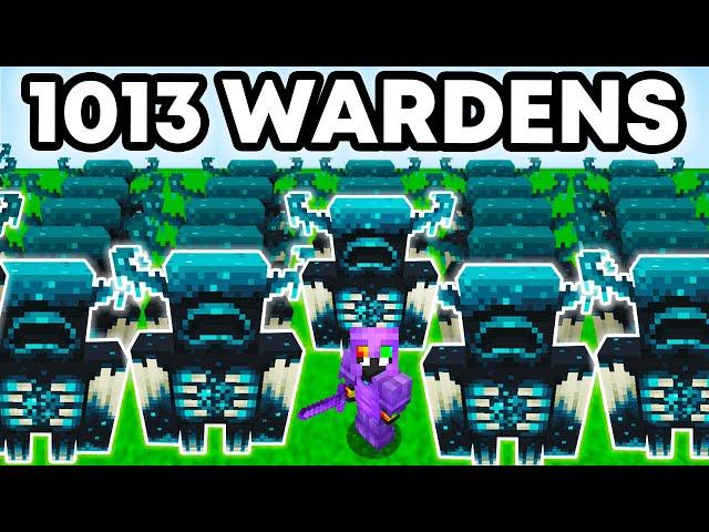 1,013 Wardens VS Minecraft SMP...