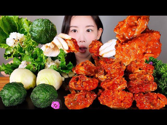 세상 어디에도 없는 게장 쌈빡한데? 수빙수님의 쌈장게장 쌈밥 먹방 [eating show] mukbang korean food