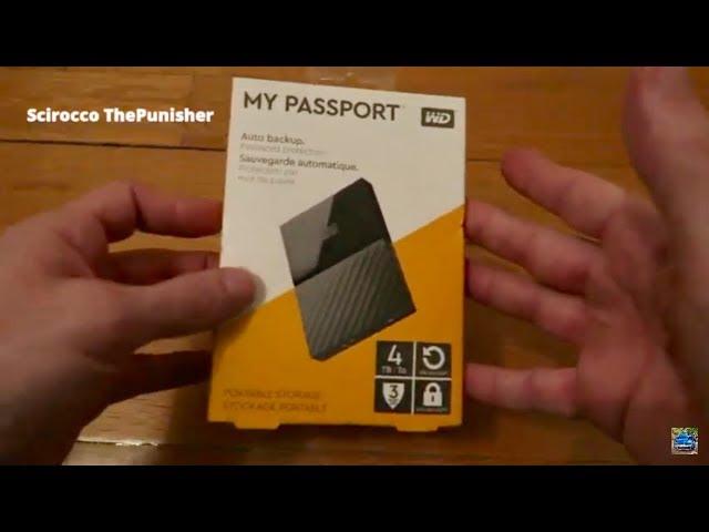 NEW 2021 WD My Passport 4TB Unboxing