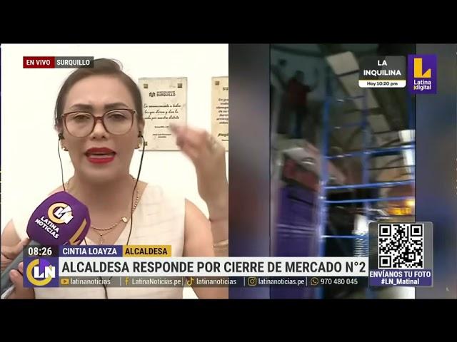 Alcaldesa de Surquillo, Dra. Cintia Loayza, en entrevista para Ruta Vecinal de @latinanoticias