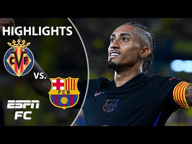  DOMINATION  Villarreal vs. Barcelona | LALIGA Highlights | ESPN FC