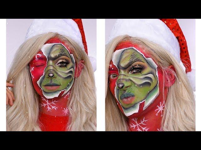 Recreating NikkieTutorials'  The Grinch...With a TWIST! | Toria Curbelo