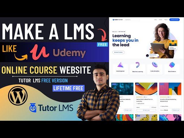 How to Create Online Course, LMS, Educational Website like Udemy with WordPress | Tutor LMS