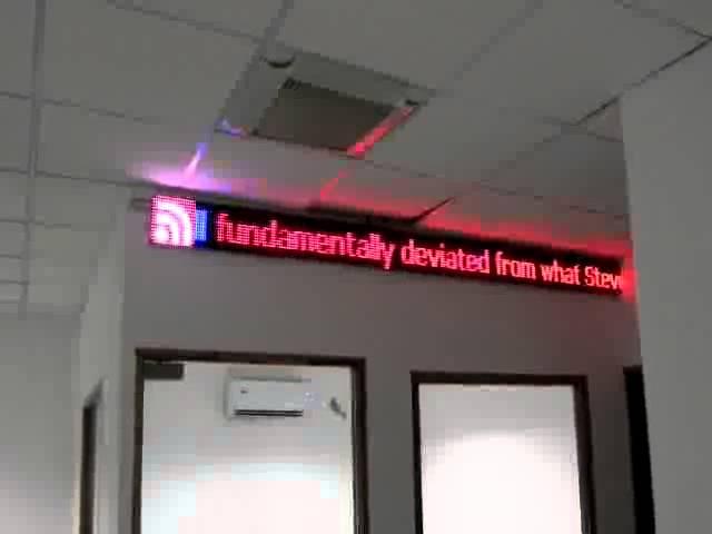 New Ticker by Photonplay Signs