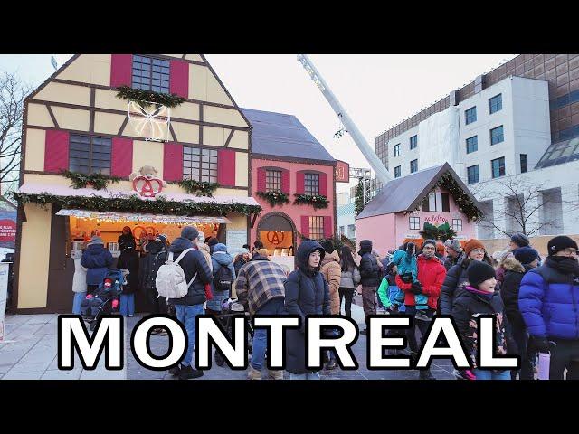 Montreal Christmas Market Tour - December 2024