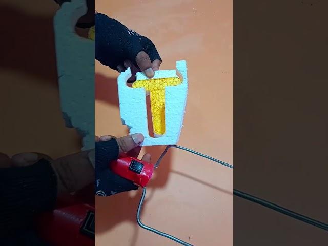 Satisfying Styrofoam Art #artwork  #foamcutting #handcraft