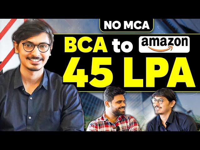 BCA to Amazon | Got into Amazon without MCA