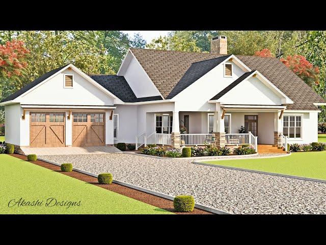 The Captivating Farmhouse Design With A Stunning Floor Plan.