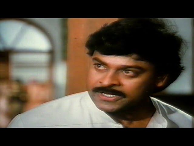 Rudraveena || Chiranjeevi Fight with His Father About Humanity Sentiment Scene || Chiranjeevi