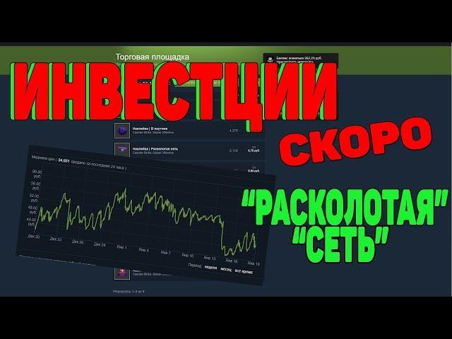 ИНВЕСТИЦИИ STEAM В ОПЕРАЦИЮ РАСКОЛОТАЯ СЕТЬ CS GO 2020 [ЗАРАБОТОК В STEAM, ЗАРАБОТОК В СТИМ 2020]