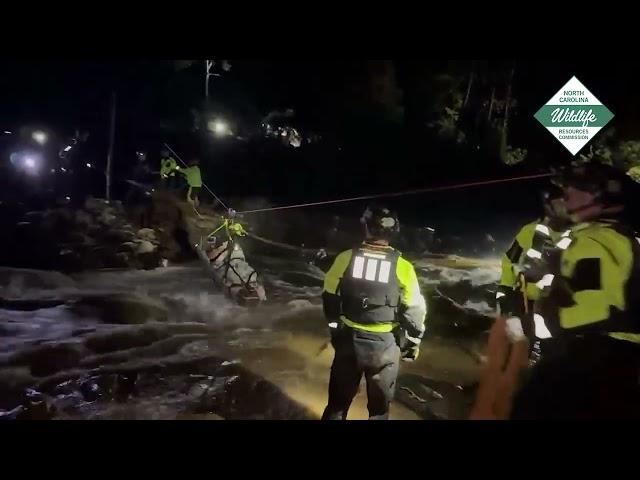 NCWRC Swiftwater Rescue - Hurricane Helene Oct. 2024