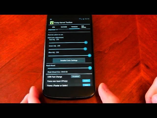 Nexus 4 - Trinity Kernel - Review