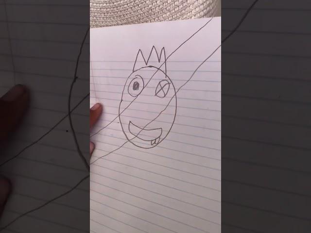 My Little Cousin made a drawing and he wanted me to record it