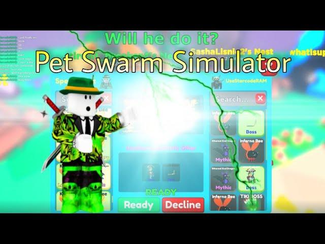 I Traded For What! (And Hatched ???) Pet Swarm Simulator!