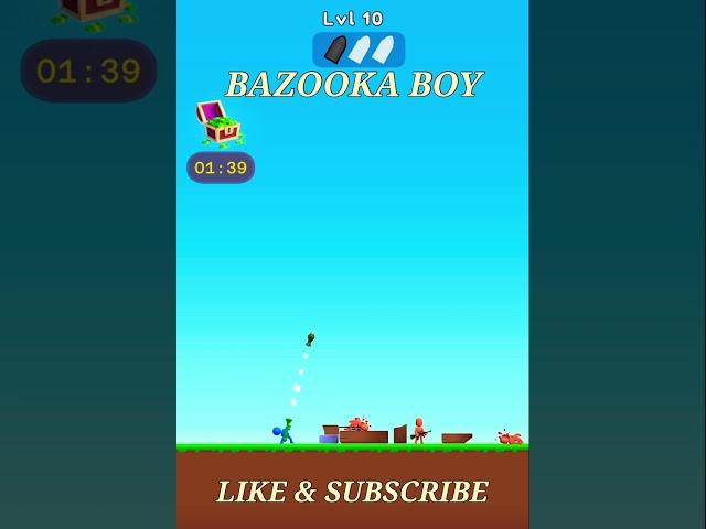 Bazooka Boy - Gameplay Walkthrough -  Part 1 - Tutorial (iOS Android)