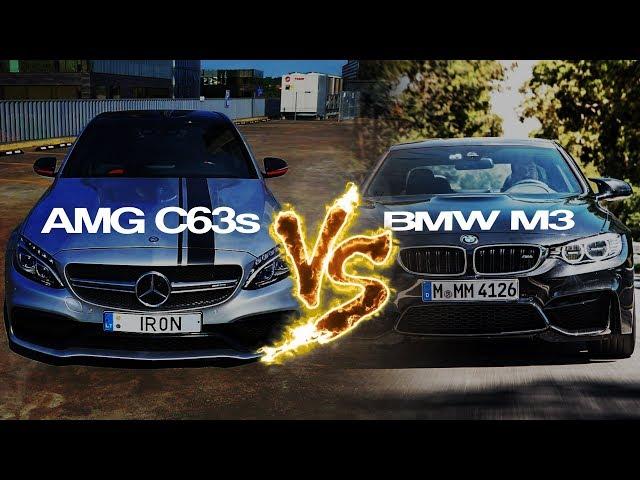 AMG C63s VS BMW M3 // KAS GERIAU? // REAL TEST DRIVE //