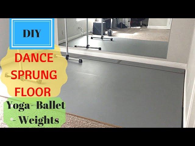 DIY Dance Sprung Floor over carpet | Use it for Dance, Ballet, Yoga, Gym, Weights