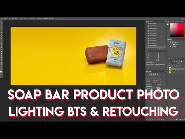 Lean how to photograph a Soap Bar | Product Shot Light Setup and Product Image Retouching Tutorial