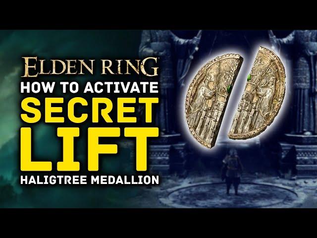 Elden Ring | How to Activate SECRET Lift & Access Consecrated Snowfield - Haligtee Medallion Guide