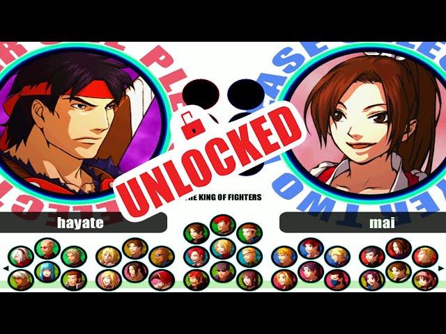 The King of Fighters XI all Characters Unlock [PS2]