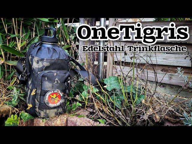 OneTigris Edelstahl Flasche für Camping , Bushcraft , Outdoor und Trekking