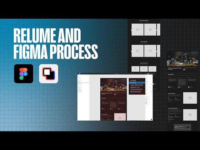 Relume and Figma Design Process Pt 1