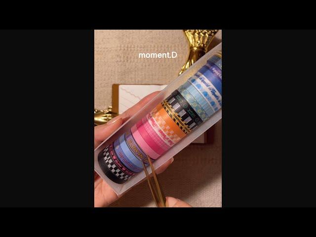 ASMR 손바닥만한 다이어리 꾸미기 [1분다꾸] Aesthetic Art Journaling #scrapbooking