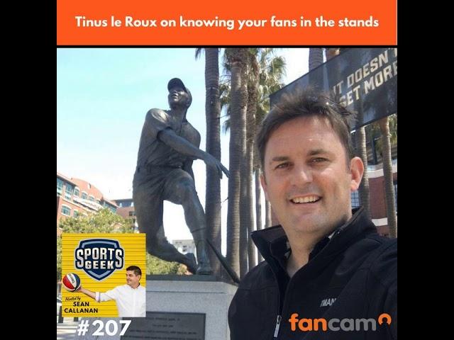 Tinus Le Roux on knowing your fans in the stands