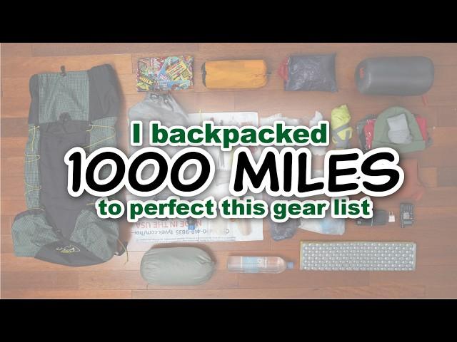 My Fine-tuned 2024 Backpacking Gear List