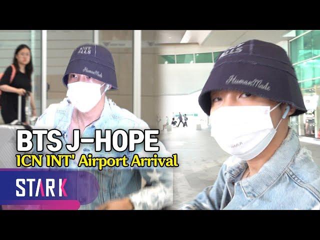 BTS J-HOPE, 20190823_ICN INT' Airport Arrival (방탄소년단 제이홉, 다 가려도 멋짐 폭발)