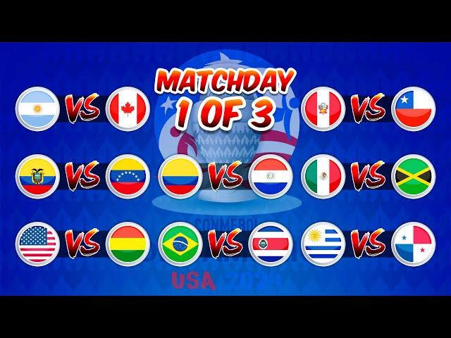 Marble Football | Copa América 2024 | Matchday 1