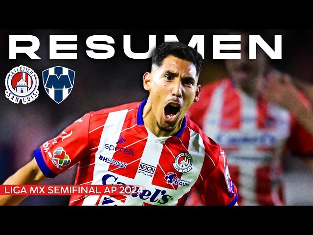 Resumen San Luis vs Monterrey / Semifinal IDA Liga MX Apertura 2024