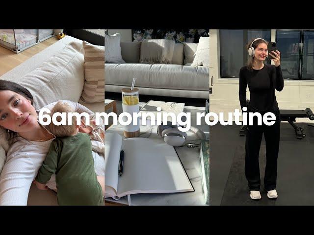 My 6 AM Morning Routine With Two Kids | Healthy Morning Routine | Emily DiDonato