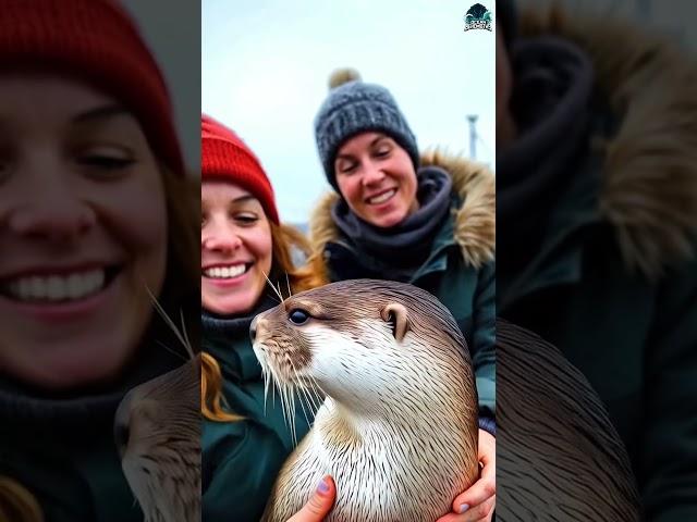  Ottery Adorable Moments ️#otterlyadorable  #WildlifeWonder #FurryFriends #OceanBehemots #scary