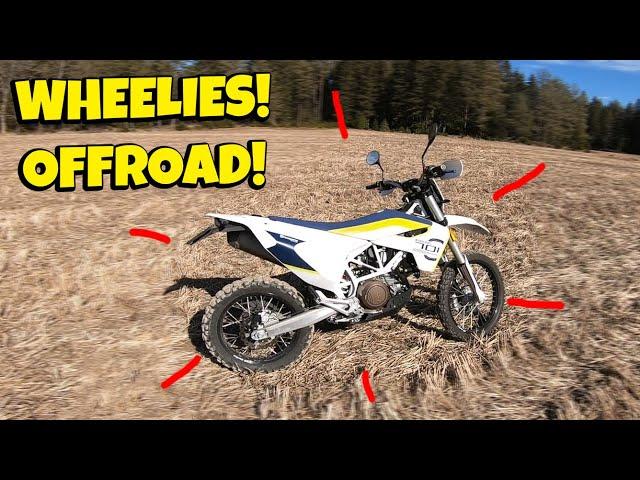 WHEELIEMASKIN! - Husqvarna 701 Enduro 2017 Motovlog