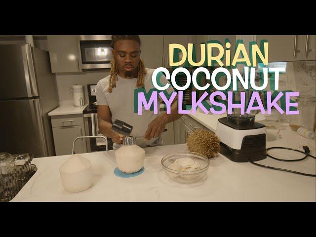 Durian Coconut Mylkshake (Tropical Raw Vegan Milkshake)