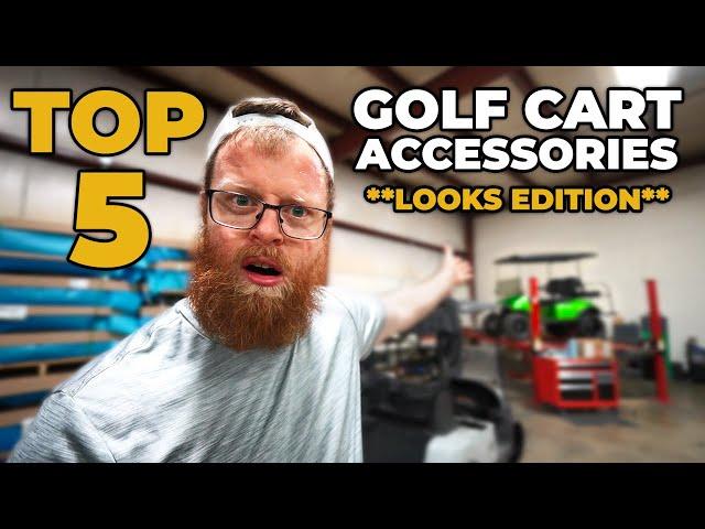 Top 5 Golf Cart Accessories To Improve THE LOOK Of Your Cart! (Club Car, EZGO, Yamaha)