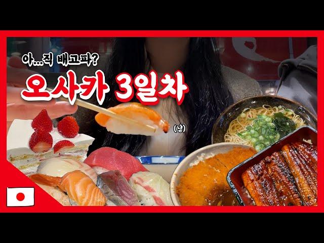일본 오사카 VLOG EP#3:: 장어덮밥 소바 가츠동 스시 맛집 추천(OSAKA JAPAN) l  사케 닷사이23 쇼핑️ 브이로그