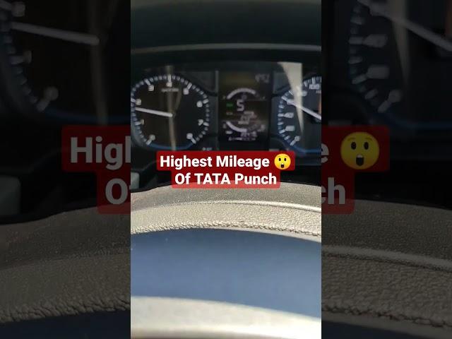 TATA Punch Highest Mileage with AC in highway  (continue 204km drive)