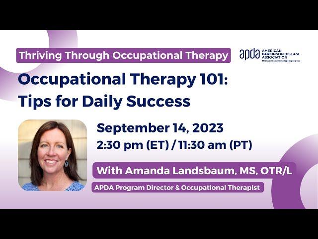 Thriving Through OT: Occupational Therapy 101: Tips for Daily Success