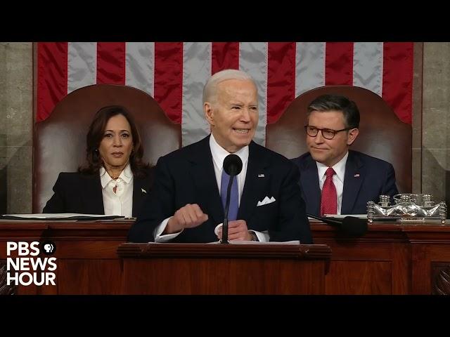 WATCH: Biden urges GOP to overcome politics on immigration reform | 2024 State of the Union