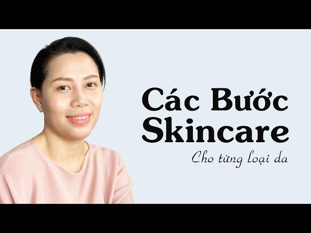 The most basic day and night skincare steps for each skin type