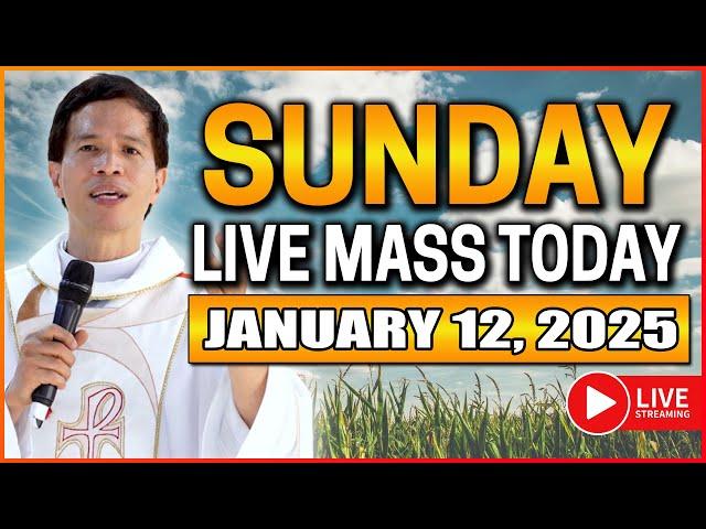 SUNDAY FILIPINO ONLINE LIVE MASS TODAY || JANUARY 12, 2025 || FR. FIDEL ROURA