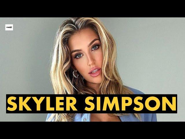 Skyler Simpson Instagram model info and bio