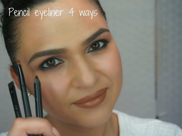 HOW TO: Pencil Eyeliner 4 ways