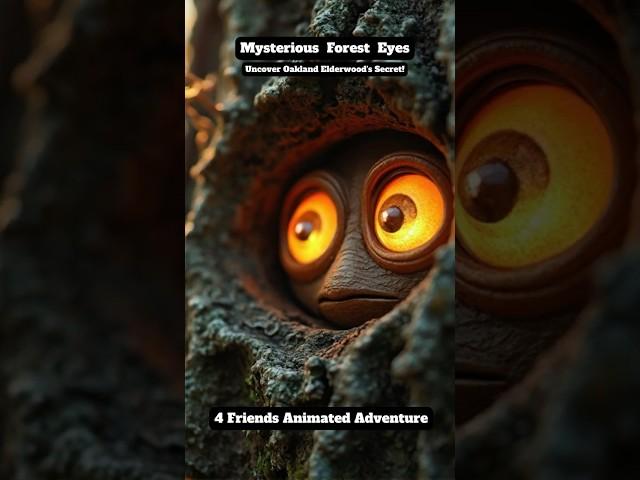 Mysterious Forest Eyes Uncover Oakland Elderwood's Secret with 4 Friends Animated Adventure  #cat