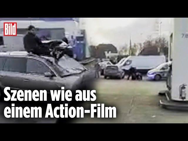 Festnahme: Mann fährt mehrere Kilometer auf dem Autodach | Gütersloh